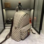 Gucci Ophidia Medium Backpack Beige And Dark Brown 41Cm 834466 FAEOJ 9747 - Image 4