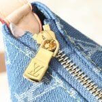 Louis Vuitton Cruiser Toiletry Bag Blue Denim 22Cm M27945 - Image 7