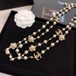 Chanel Double Strand Pearl Necklace - Image 3