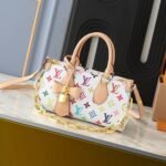 Louis Vuitton X Takashi Murakami Onthego East West White 25cm - Image 2