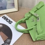 Hermès Birkin B25 Togo Grenat Green 20cm - Image 10