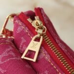 Louis Vuitton Pochette Accessoire Cargo Denim Pink 23cm - Image 7