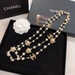 Chanel Double Strand Pearl Necklace - Image 4