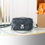 Super Vip 1:1 – Louis Vuitton Pochette Metis East West Shimmery Ink 21Cm M26456 - Image 2