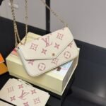 Louis Vuitton Félicie Pochette Bag Rose Trianon 22cm M82047 - Image 3