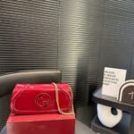 Gucci Blondie Small Shoulder Bag Rosso Ancora Red 29Cm 814952 AAEEY 6207 - Image 3