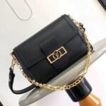 Super Vip 1:1 – Louis Vuitton Dauphine Soft MM Bag Black 24Cm M25209 - Image 3