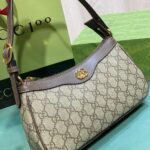 Gucci Ophidia Small Shoulder Bag Beige and Dark Brown 25Cm 735145 KAAAD 8358 - Image 3