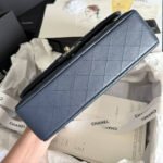Super Vip 1:1 – Chanel Classic Double Flap Bag Blue With Silver Hardware 25Cm - Image 5