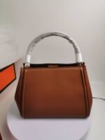 Valentino Garavani Alltime Leather In Brown 26cm - Image 4