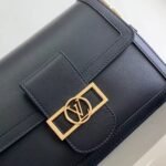 Super Vip 1:1 – Louis Vuitton Dauphine Soft MM Bag Black 24Cm M25209 - Image 7