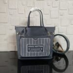 Super Vip 1:1 – Louis Vuitton Neverfull Inside Out MM Bag Blue Grey 31Cm - Image 8