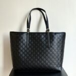 Gucci GG Emblem Large Tote Bag Black 37Cm 847455 AAFDV 1000 - Image 5