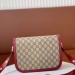 Gucci Horsebit 1955 Bag Beige Red 25cm 602204 92TCG 8561 - Image 3