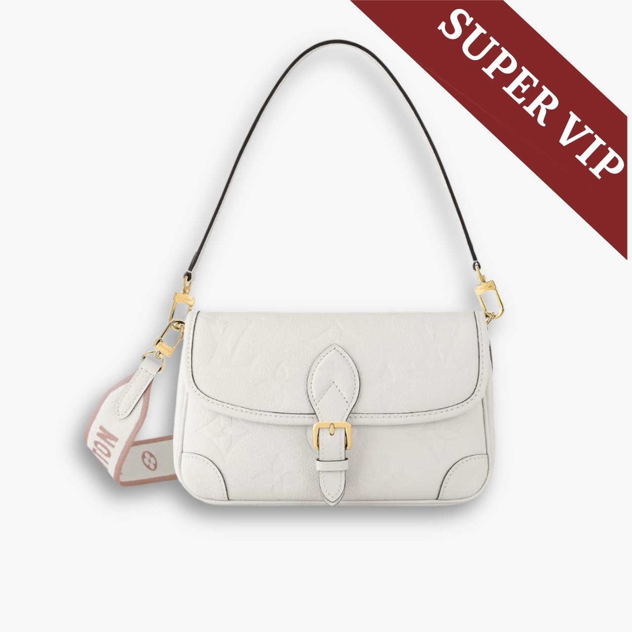 276-4 Super Vip 1:1 – Louis Vuitton Diane Bag Creme 23Cm M46388 - Image 1