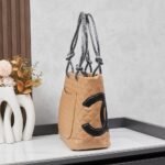 Chanel Cambon Line Medium Tote Bag In Beige 28cm - Image 3