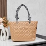 Chanel Cambon Line Medium Tote Bag In Beige 28cm - Image 5