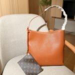 Louis Vuitton Low Key Hobo MM Bag Cognac 35Cm M24974 - Image 2
