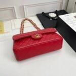Chanel Classic Handbag Red 25cm A01112 - Image 7