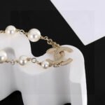 Chanel Pearl & Gold CC Interlocking Necklace - Image 4