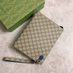 Gucci GG Pouch With GG Detail Beige And Ebony 26Cm 768255 FACQC 9751 - Image 3