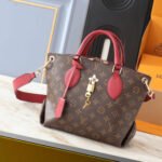 Louis Vuitton Flower Zipped Tote PM Monogram Red 29cm M44350 - Image 2