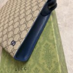 Gucci GG Pouch With GG Detail Beige And Ebony 26Cm 768255 FACQC 9751 - Image 6