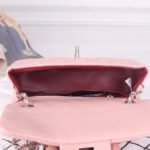 Chanel Classic Flap Bag Pastel Pink 20Cm - Image 6