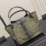 Celine Leopard Print Canvas Tote Bag 32Cm - Image 3