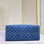Louis Vuitton Onthego Tote Bag Denim Blue 35cm - Image 7