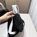 Prada Padded Re Nylon Tote Bag Black 24cm 1BG373 RDJN F0002 V B9O - Image 3