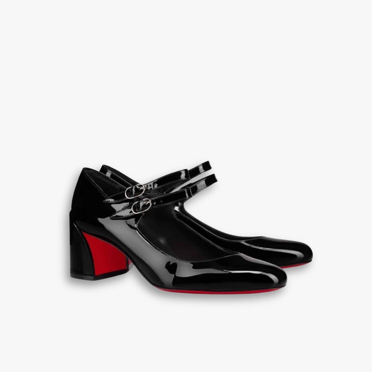 367-1-2 Christian Louboutin Miss Jane Black 1220145B439 - Image 1