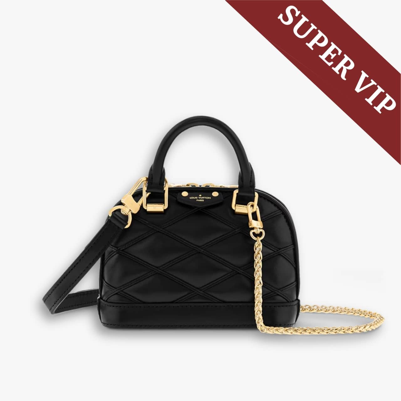 367-3-1 Super Vip 1:1 – Louis Vuitton Nano Alma Bag Black 18Cm M83048 - Image 1