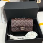Chanel Classic Mini Bag With Hook Dark Brown 12Cm AP4760 B21221 U1115 - Image 2