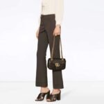 Gucci GG Marmont Small Shoulder Bag Black 22Cm 446744 DTDIT 1000 - Image 9