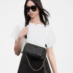 Louis Vuitton Multi Pochette Accessoires Monogram Empreinte Leather Black 25cm M80399 - Image 9
