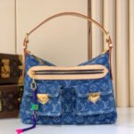 Super Vip 1:1 – Louis Vuitton Baggy Blue Denim 30Cm M27329 - Image 2