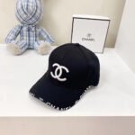 Chanel CC Baseball Cap Black - Image 3