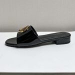Gucci Women Round Interlocking G Sandal In Black - Image 5