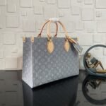 Super Vip 1:1 – Louis Vuitton OnTheGo MM Bag Washed Gray 35Cm M13189 - Image 2