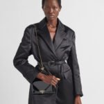 Prada Mini Patent Leather Bag Black 20cm 1BP051 069 F0002 V 5TO - Image 9