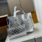 Louis Vuitton Neverfull MM Monogram Miroir Silver 31Cm - Image 2