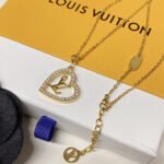 Louis Vuitton My LV Heart Necklace Gold M02389 - Image 2