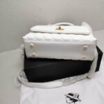 Chanel Coco Top Handle Flap Bag White 26cm - Image 4