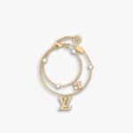 Louis Vuitton Lady LV Bracelet Gold M1582A