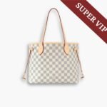 Super Vip 1:1 – Louis Vuitton Neverfull PM Damier Azur Pink 29Cm