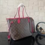 Super Vip 1:1 – Louis Vuitton Neverfull Bandoulière Inside Out MM Bag Pink 31Cm M12707 - Image 5