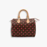 Louis Vuitton X Takashi Murakami Monogram Cerise Speedy 25 Gold Hardware Brown 25Cm