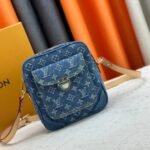 Louis Vuitton Camera Bag Monogram Denim Blue 20cm - Image 2