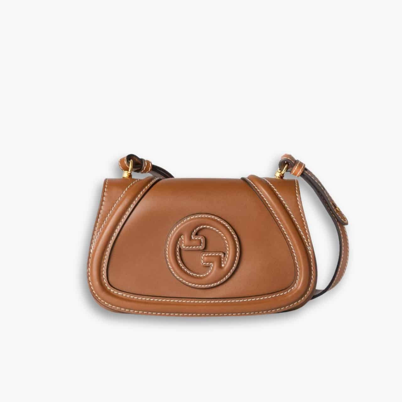 486-2-1 Gucci Blondie Mini Shoulder Bag Brown 22Cm 815700 AAEC2 2718 - Image 1